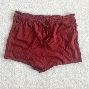 TORRID HIGH RISE LINEN SHORTS (2X)